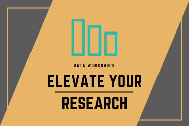 elevate your research on gold background with image of chart
