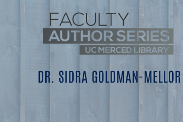 grey fence background with Faculty Author Series logo