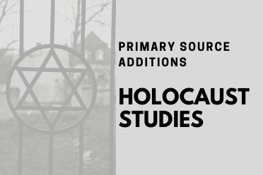 image of concentration camp gate with Jewish Star 