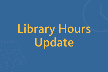 Library Hours Update