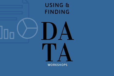 Using & Finding Data Workshops Series Image/Logo