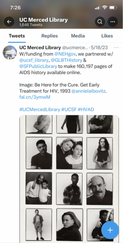Post on AIDS History collections