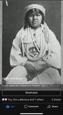 Post for Indigenous People's Day